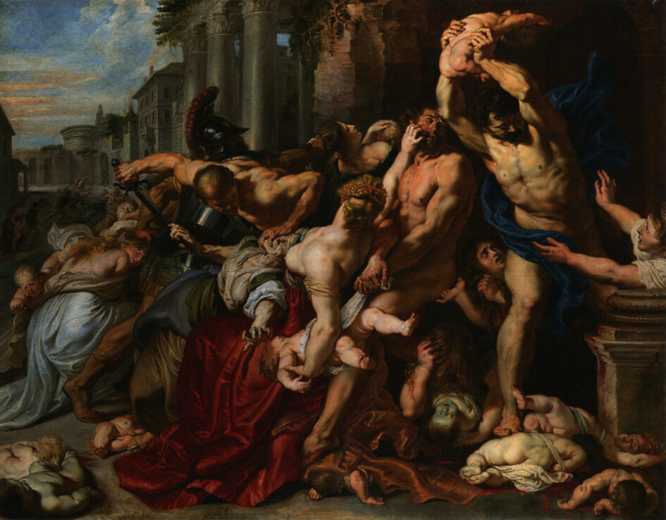 Photo du tableau Le Massacre des Innocents de Pierre Paul Rubens (1577–1640).
