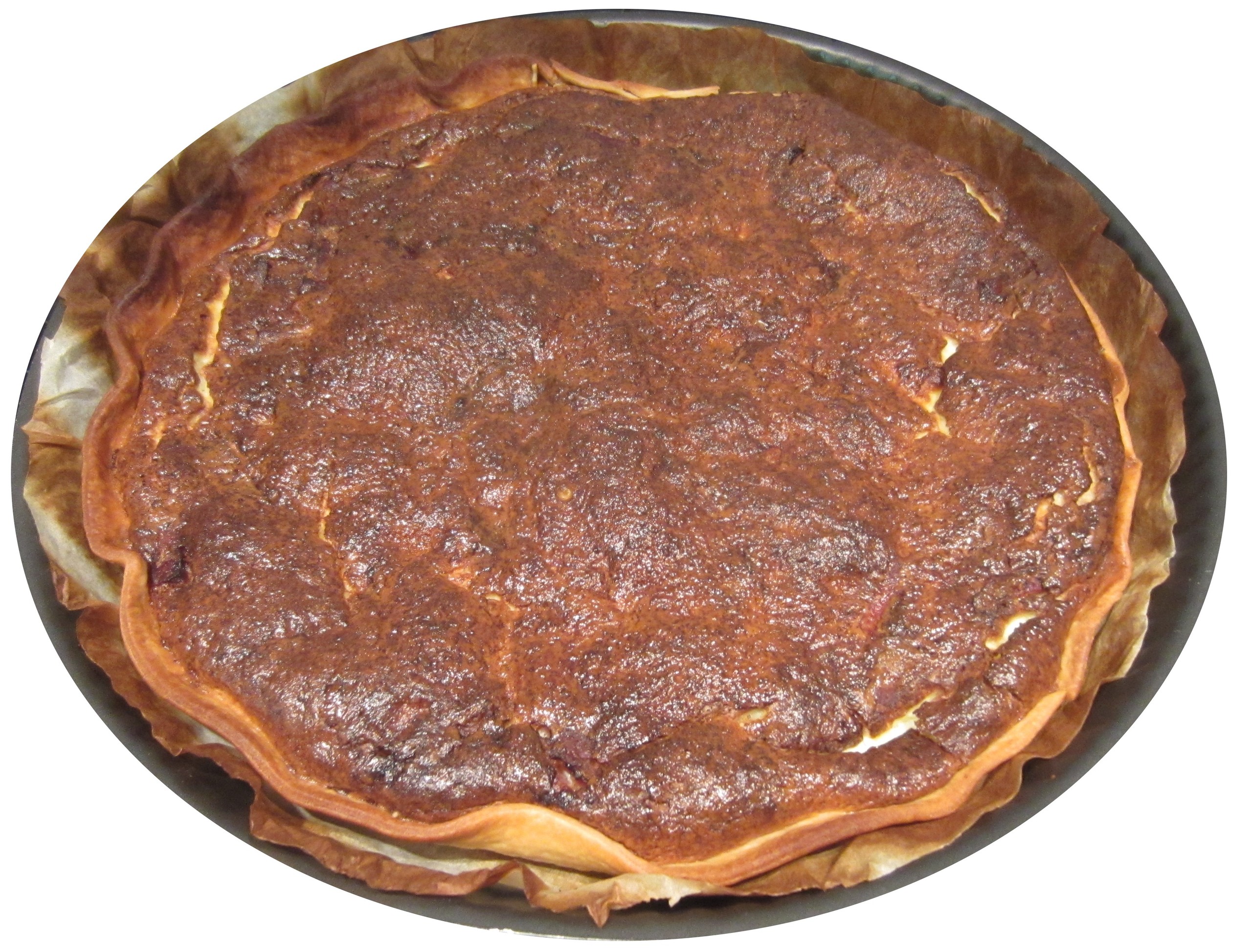 Homemade Quiche Lorraine.
