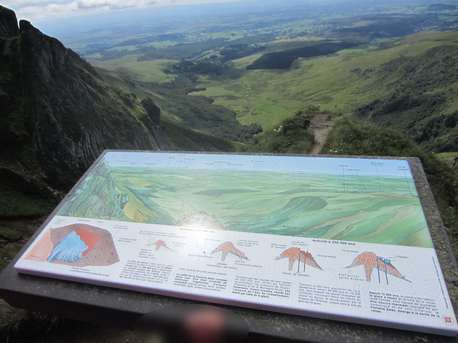 A panorama at Puy de Sancy.